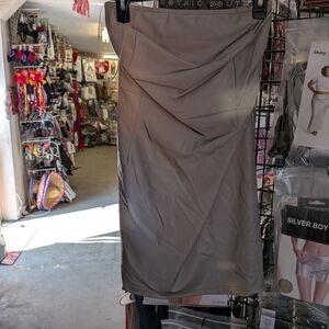 New Women's Silver Reflective Tube Dress